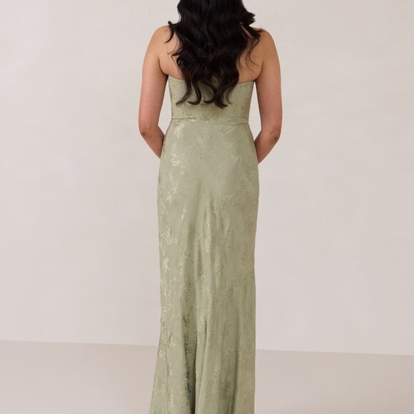 Park & Fifth Turner Dress Size S / True Sage Jacquard - Picture 5 of 5